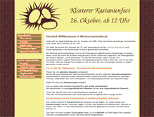 Tablet Screenshot of kastanienfest.at